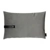 Sale Louise Smærup pude - Lysegrå pude i velour 60 x 40 cm