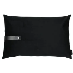New Louise Smærup pude - Sort pude i velour 60 x 40 cm