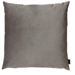 New Louise Smærup - Pude, velour u. strop - Brown/grey (50x50 cm.)