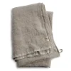 Sale Lovely Linen - Badehåndklæde - Natural Beige - 90x145 cm