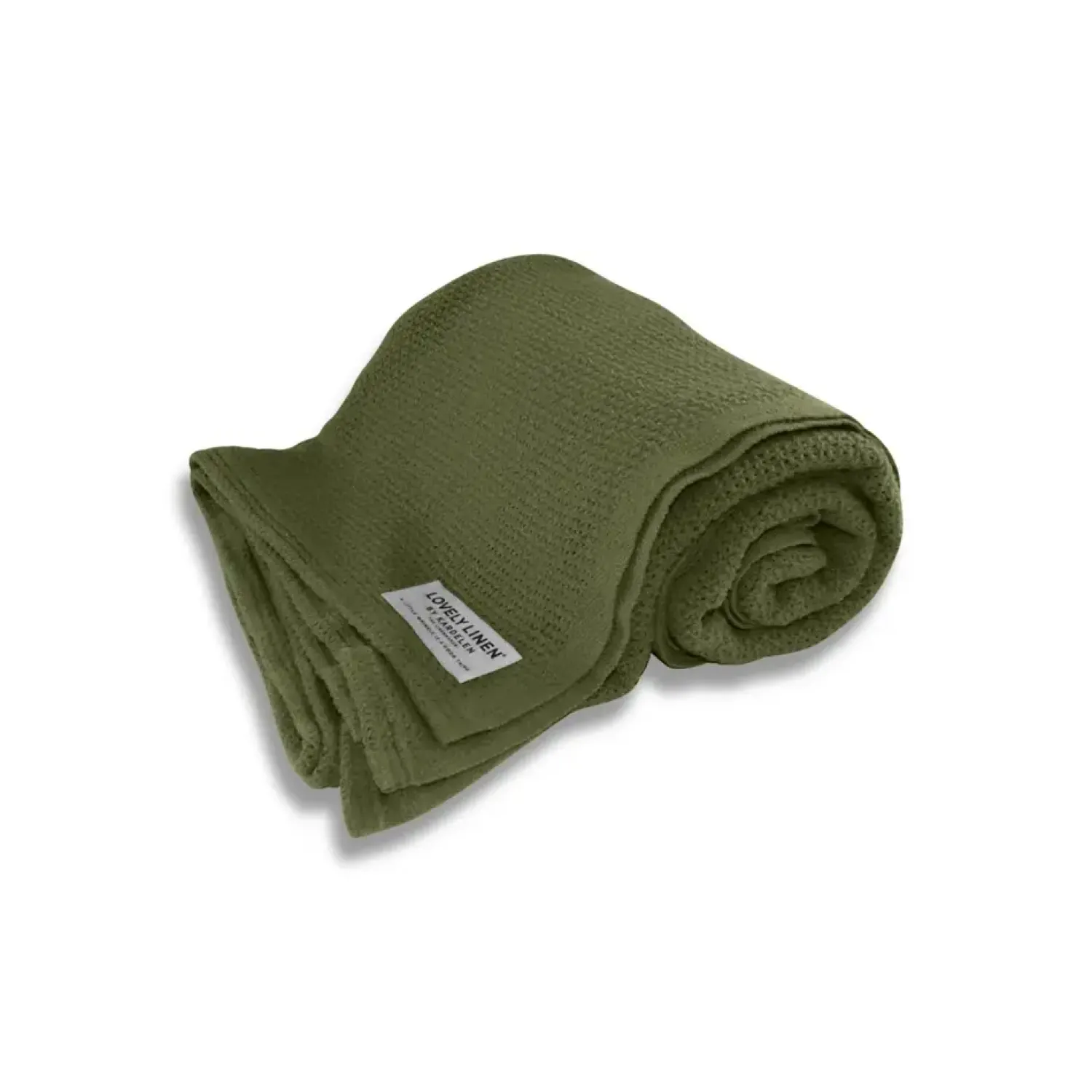 Lovely Linen - Plaid - Jeep Green - 150x220
