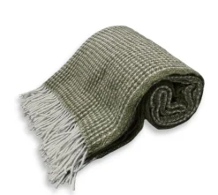 Sale Lovely Linen - Plaid - Uld - Grøn - 130x170 cm