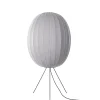 New Made by Hand - Gulvlampe - Knit-Wit 65 High Oval Floor Medium - Silver