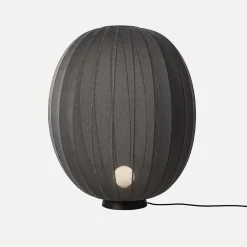 Sale Made by Hand - Gulvlampe - Knit-Wit 65 High Oval Floor Level - Black