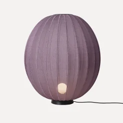 Clearance Made by Hand - Gulvlampe - Knit-Wit 65 High Oval Floor Level - Burgundy
