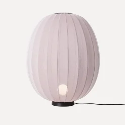 Clearance Made by Hand - Gulvlampe - Knit-Wit 65 High Oval Floor Level - Light Pink