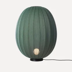 Online Made by Hand - Gulvlampe - Knit-Wit 65 High Oval Floor Level - Tweed Green
