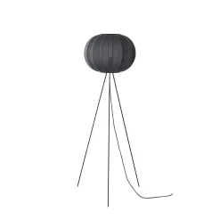 Sale Made by Hand - Gulvlampe - Knit-Wit 45 Round Floor High - Black