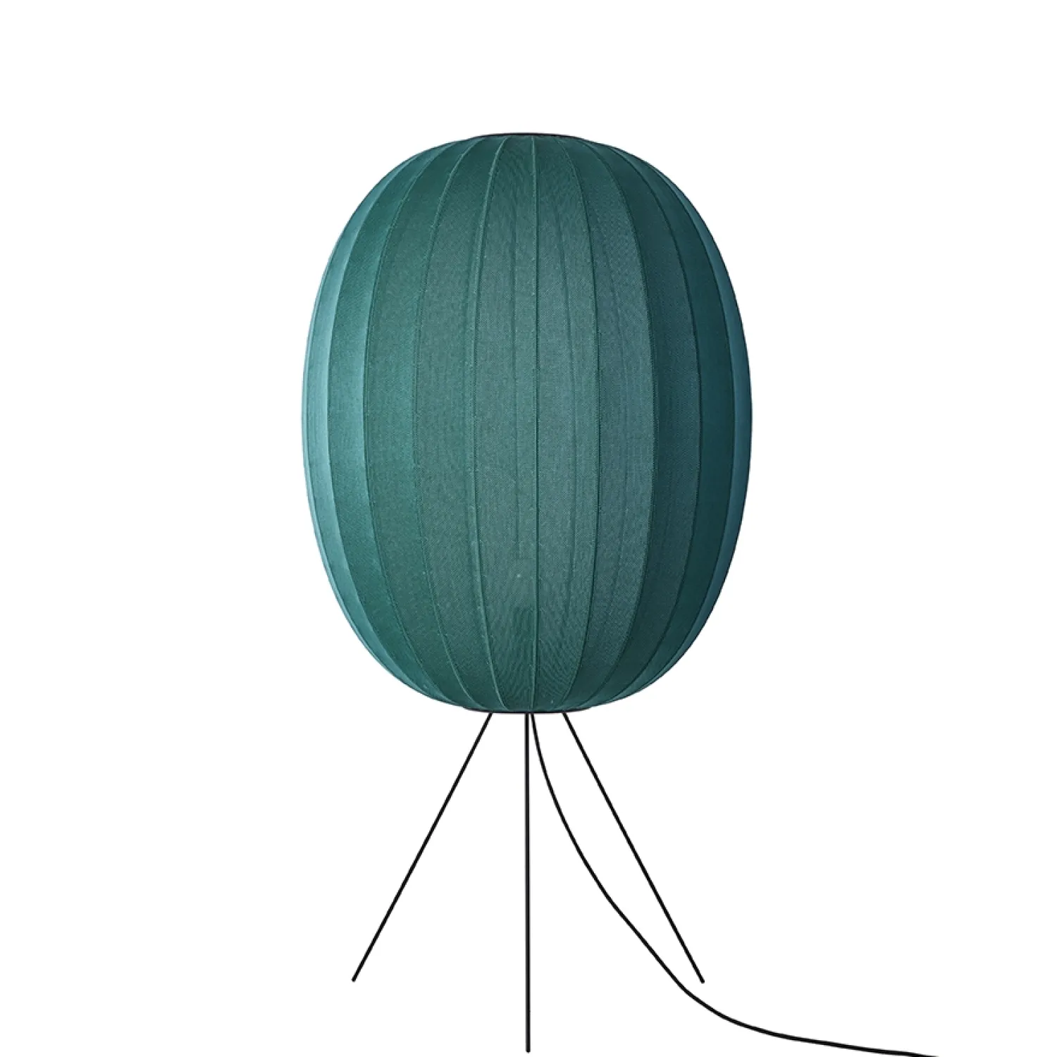 Outlet Made by Hand - Gulvlampe - Knit-Wit 65 High Oval Floor Medium - Seagrass