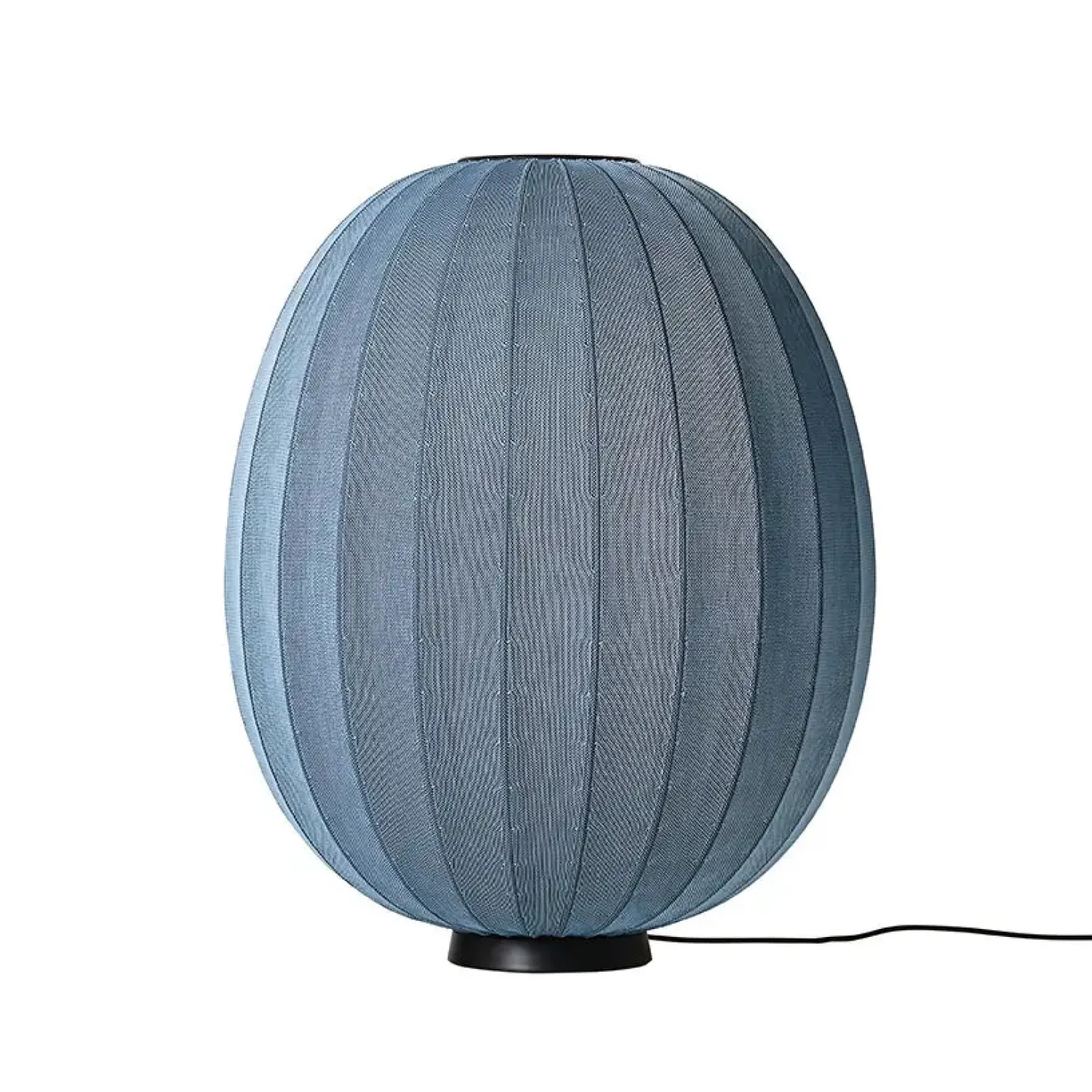Best Made by Hand - Gulvlampe - Knit-Wit 65 High Oval Floor Level - Blue Stone