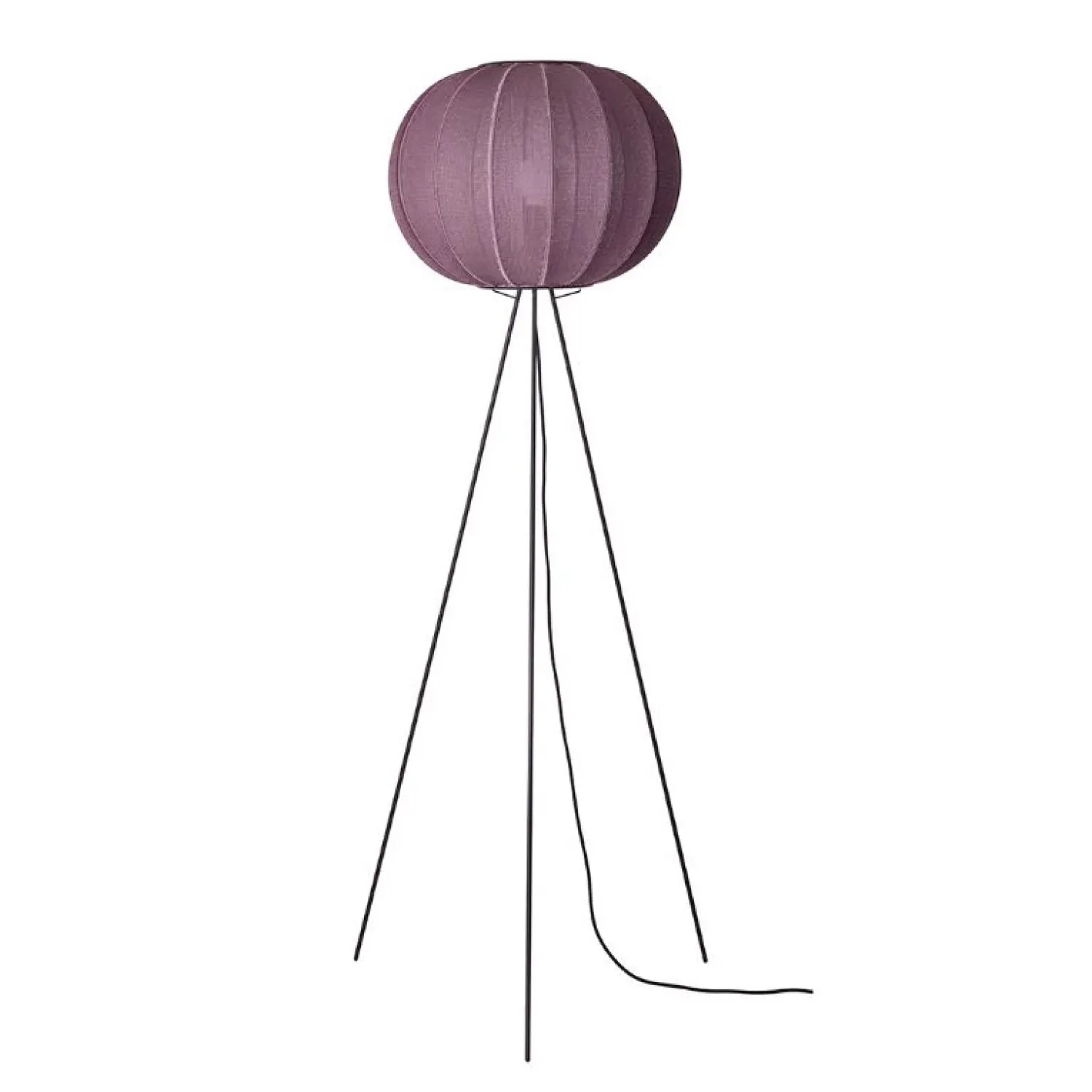 Best Made by Hand - Gulvlampe - Knit-Wit 60 Round Floor High - Burgundy
