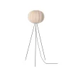 Hot Made by Hand - Gulvlampe - Knit-Wit 45 Round Floor High - Sand Stone