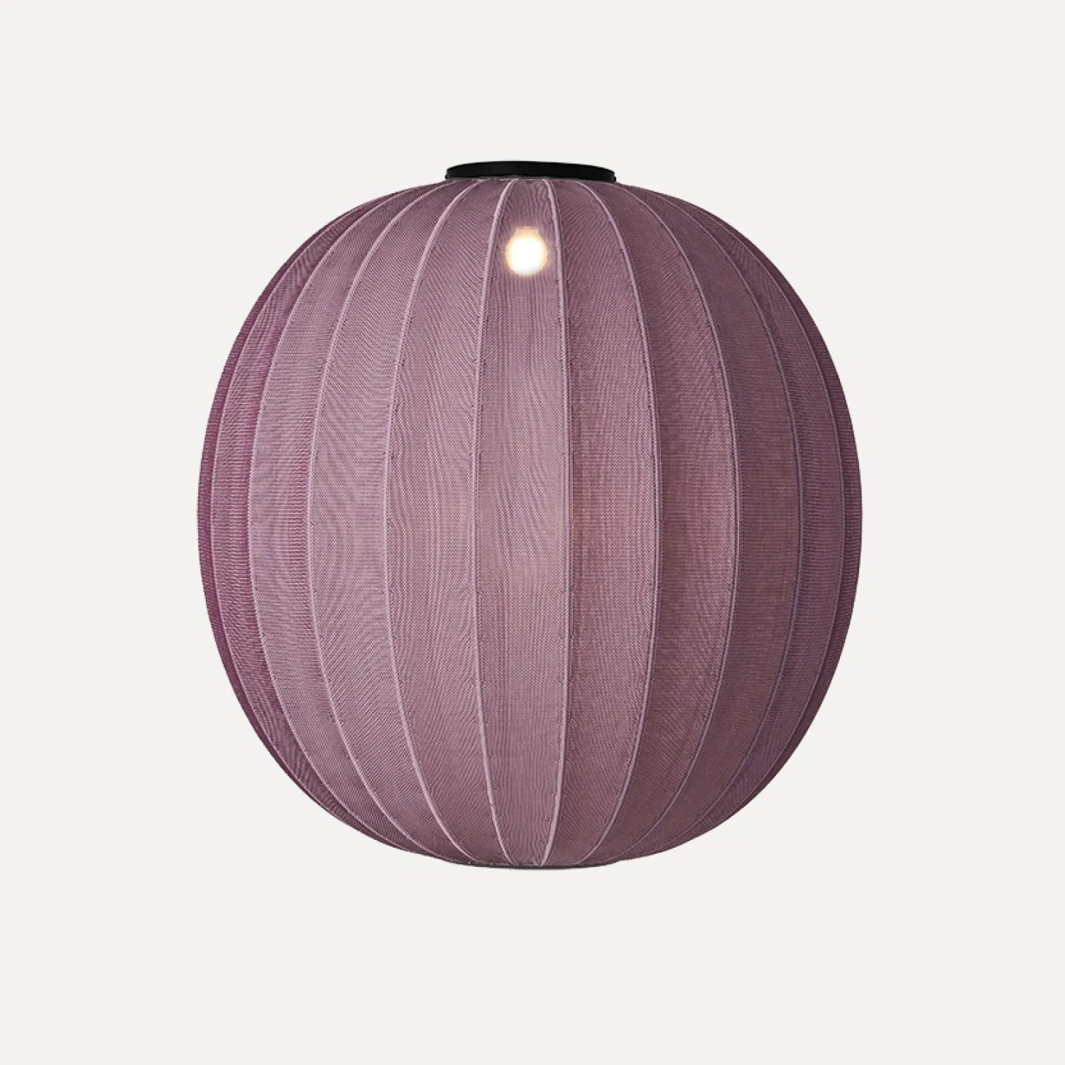 Sale Made by Hand - Loftlampe - Knit-Wit 75 Round Ceiling - Burgundy