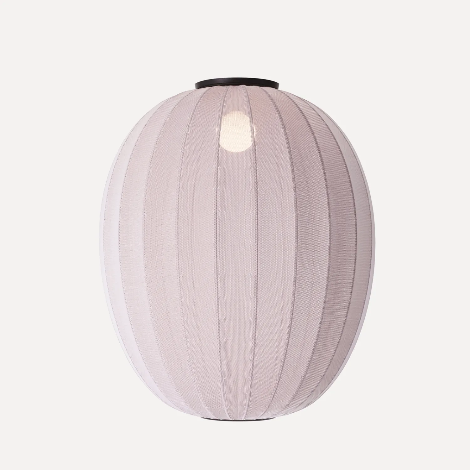 Made by Hand - Loftlampe - Knit-Wit 65 High Oval Ceiling - Light Pink