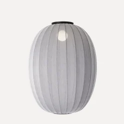 Clearance Made by Hand - Loftlampe - Knit-Wit 65 High Oval Ceiling - Silver
