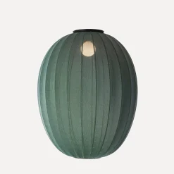New Made by Hand - Loftlampe - Knit-Wit 65 High Oval Ceiling - Tweed Green