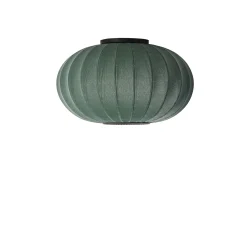 Discount Made by Hand - Loftlampe - Knit-Wit 57 Oval Ceiling/Wall - Tweed Green