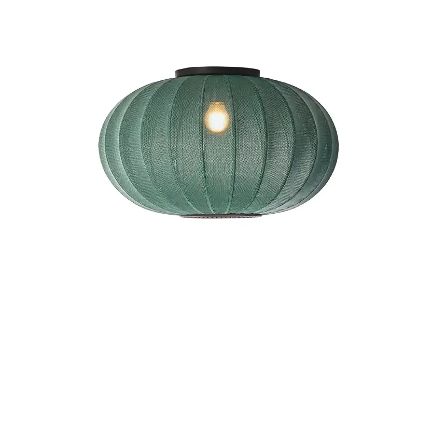 Discount Made by Hand - Loftlampe - Knit-Wit 57 Oval Ceiling/Wall - Tweed Green