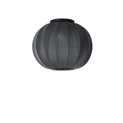 Hot Made by Hand - Loftlampe - Knit-Wit 45 Round Ceiling - Black