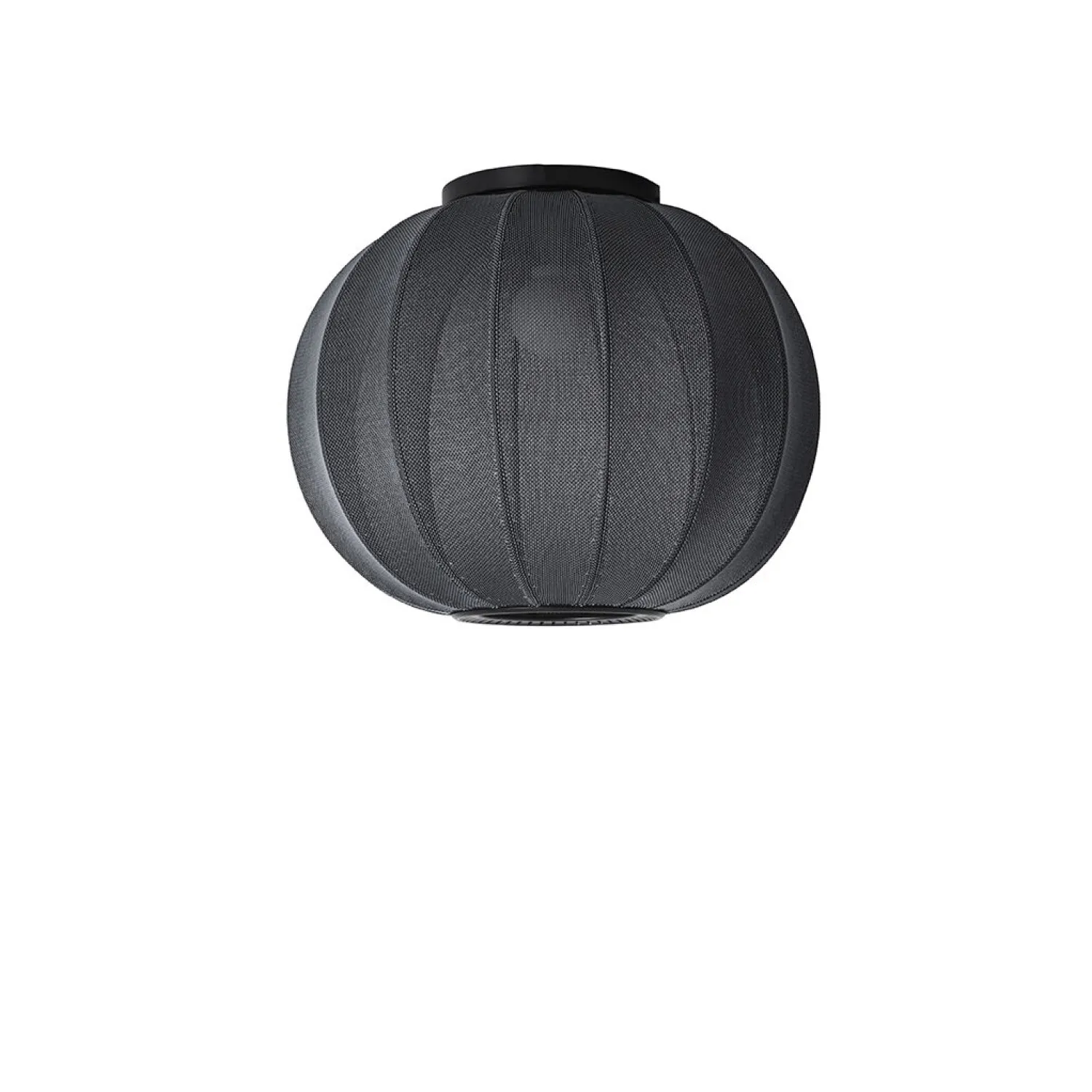 Hot Made by Hand - Loftlampe - Knit-Wit 45 Round Ceiling - Black