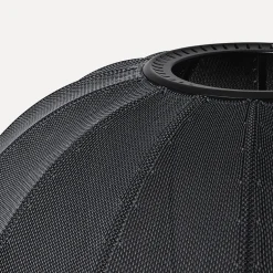 Hot Made by Hand - Loftlampe - Knit-Wit 45 Round Ceiling - Black