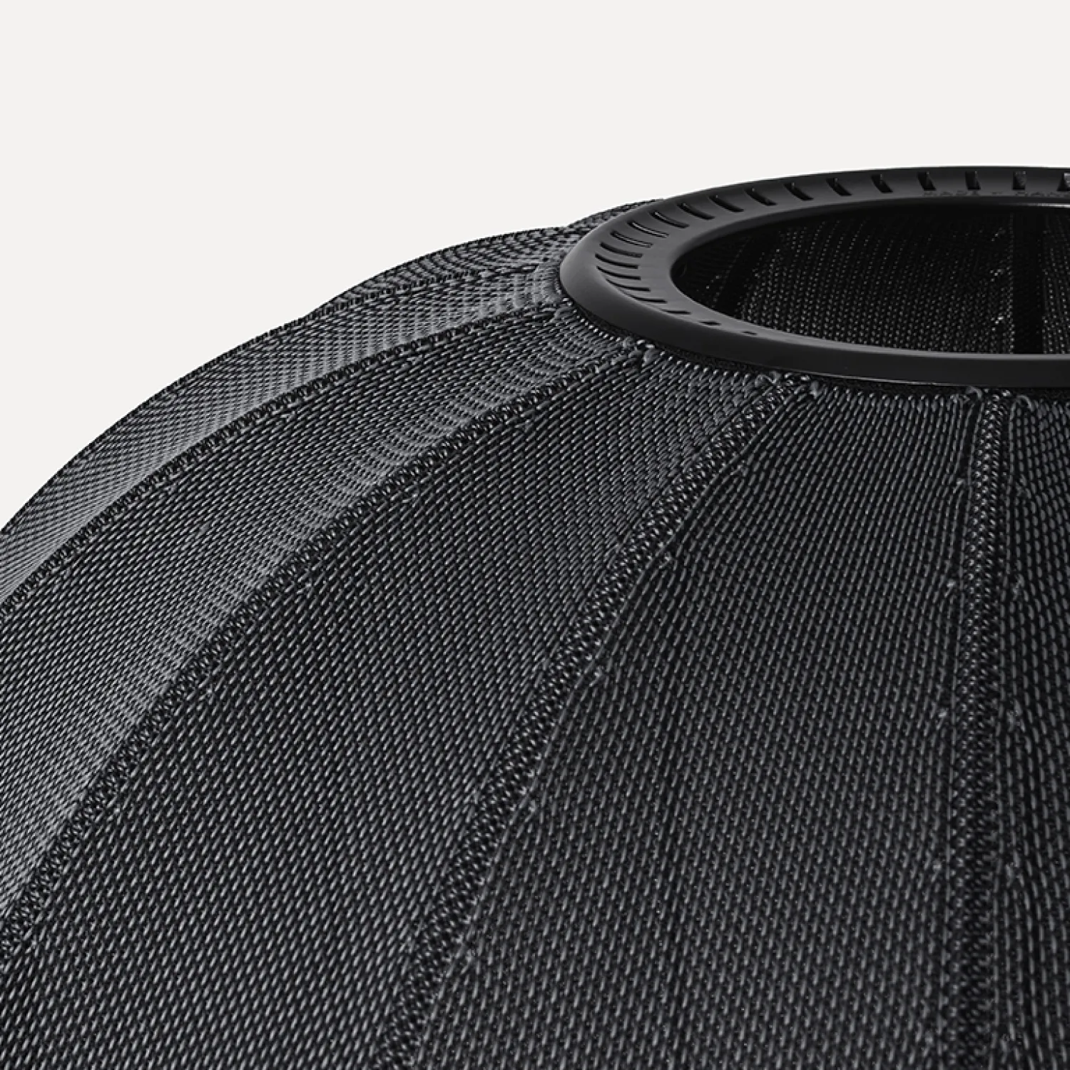Hot Made by Hand - Loftlampe - Knit-Wit 45 Round Ceiling - Black