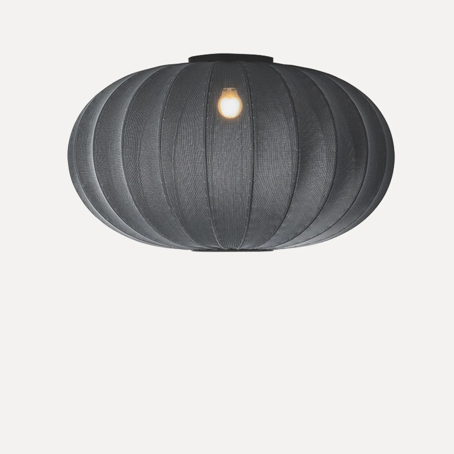 Best Made by Hand - Loftlampe - Knit-Wit 76 Oval Ceiling/Wall - Black