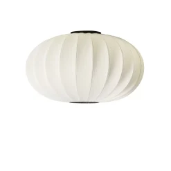 Made by Hand - Loftlampe - Knit-Wit 76 Oval Ceiling/Wall - Pearl White