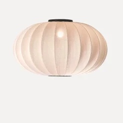 Hot Made by Hand - Loftlampe - Knit-Wit 76 Oval Ceiling/Wall - Sand Stone