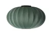 Made by Hand - Loftlampe - Knit-Wit 76 Oval Ceiling/Wall - Tweed Green