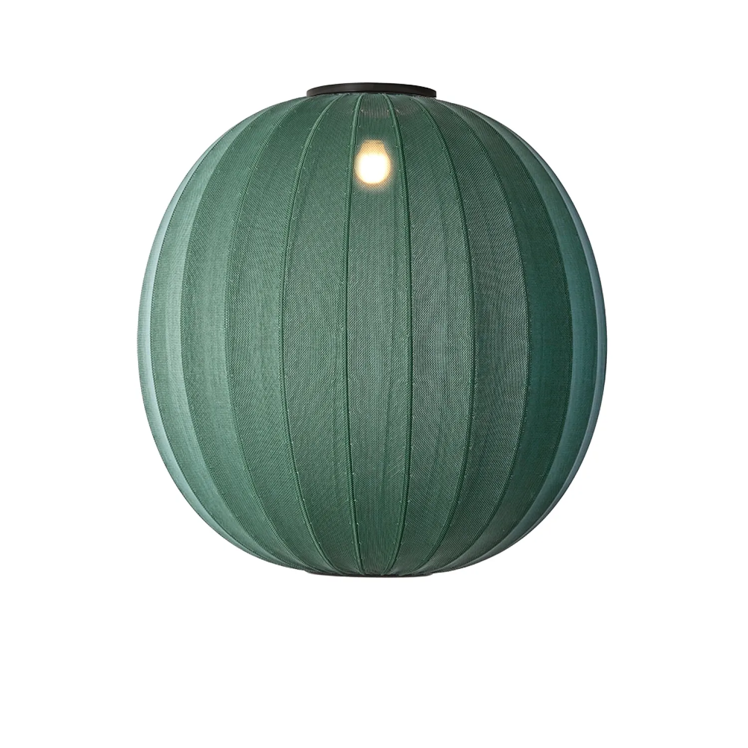 Hot Made by Hand - Loftlampe - Knit-Wit 75 Round Ceiling - Tweed Green