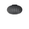 Made by Hand - Loftlampe - Knit-Wit 57 Oval Ceiling/Wall - Black