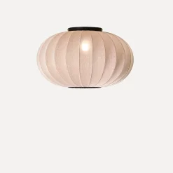 New Made by Hand - Loftlampe - Knit-Wit 57 Oval Ceiling/Wall - Sand Stone