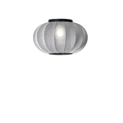Discount Made by Hand - Loftlampe/Væglampe - Knit-Wit 45 Oval - Silver