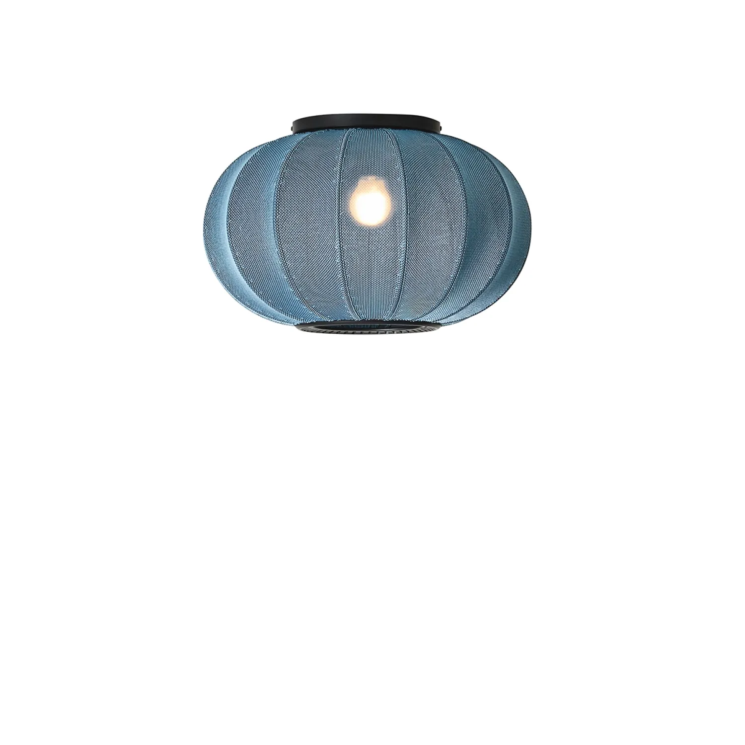 Best Made by Hand - Loftlampe/Væglampe - Knit-Wit 45 Oval Ceiling/Wall - Blue Stone