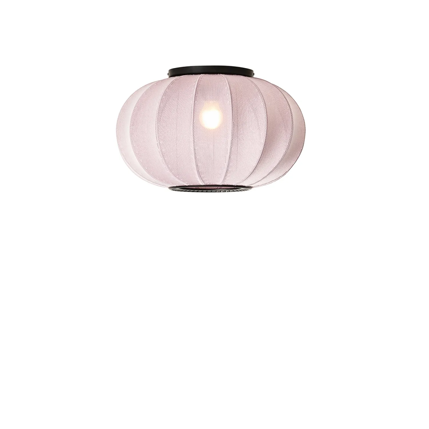 Sale Made by Hand - Loftlampe/Væglampe - Knit-Wit 45 Oval Ceiling/Wall - Light Pink