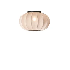 Hot Made by Hand - Loftlampe/Væglampe - Knit-Wit 45 Oval - Sand Stone