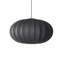 Clearance Made by Hand - Pendel - Knit-Wit 76 Oval Pendant LED - Black