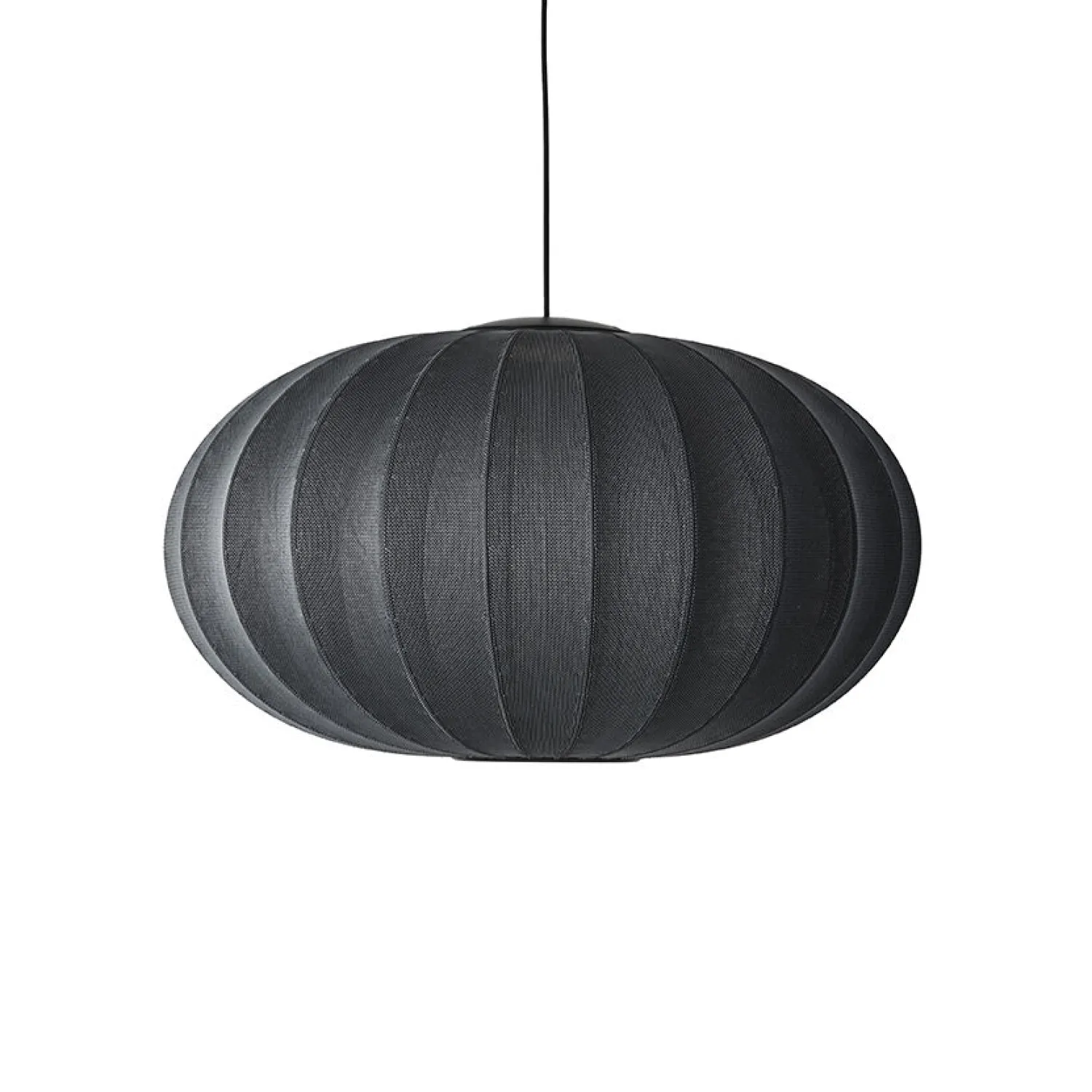 Clearance Made by Hand - Pendel - Knit-Wit 76 Oval Pendant LED - Black