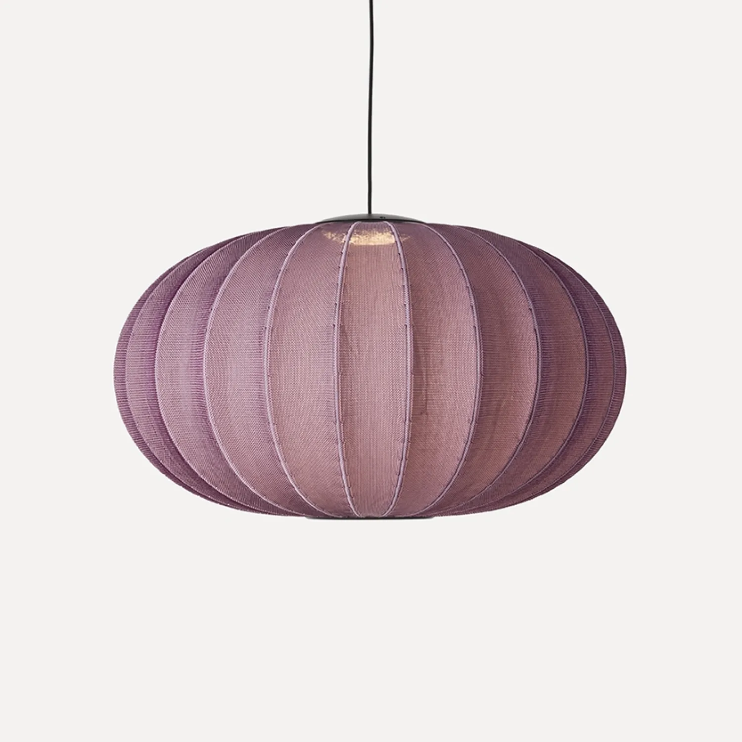 New Made by Hand - Pendel - Knit-Wit 76 Oval Pendant LED - Burgundy