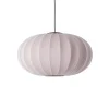 Clearance Made by Hand - Pendel - Knit-Wit 76 Oval Pendant LED - Light Pink