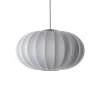 Made by Hand - Pendel - Knit-Wit 76 Oval Pendant LED - Silver