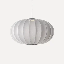 Made by Hand - Pendel - Knit-Wit 76 Oval Pendant LED - Silver