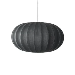 Outlet Made by Hand - Pendel - Knit-Wit 76 Oval Pendant - Black