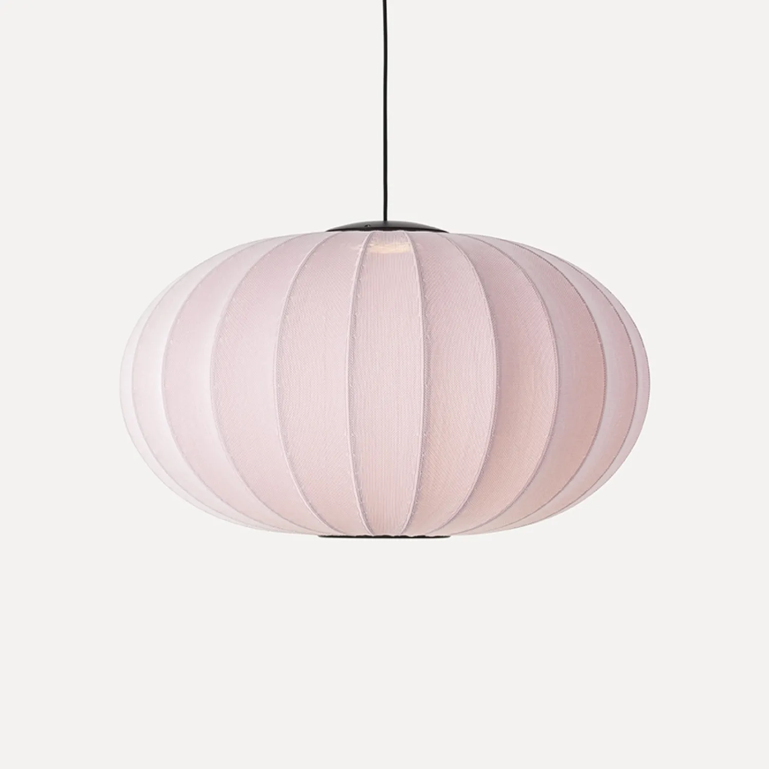 Online Made by Hand - Pendel - Knit-Wit 76 Oval Pendant - Light Pink