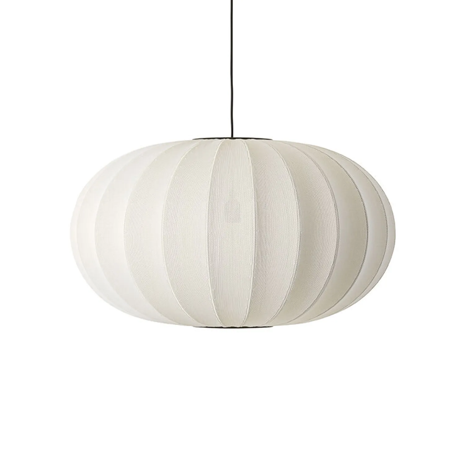 Outlet Made by Hand - Pendel - Knit-Wit 76 Oval Pendant - Pearl White