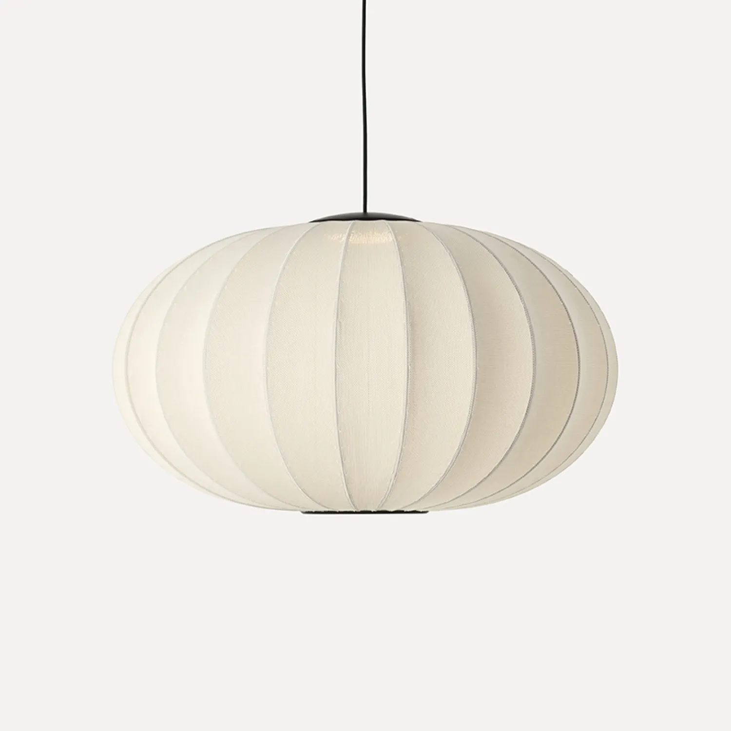 Outlet Made by Hand - Pendel - Knit-Wit 76 Oval Pendant - Pearl White