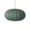 Clearance Made by Hand - Pendel - Knit-Wit 76 Oval Pendant - Tweed Green