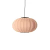 Clearance Made by Hand - Pendel - Knit-Wit 57 Oval Pendant LED - Coral