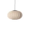 New Made by Hand - Pendel - Knit-Wit 57 Oval Pendant LED - Sand Stone